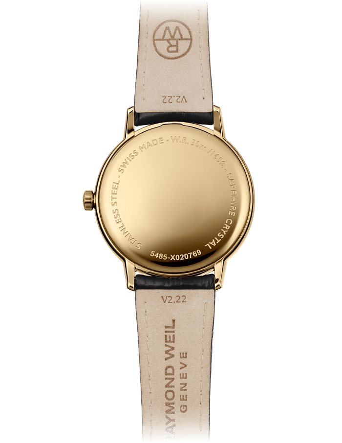 Virgil, Rectangle Watch, Black/Gold