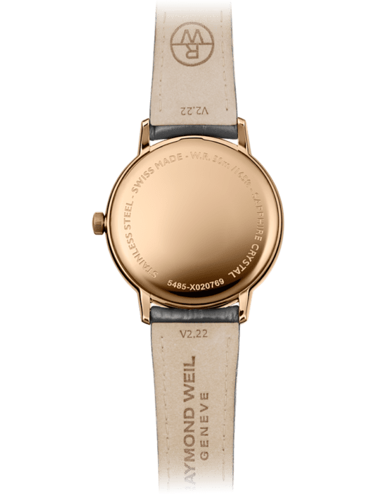Toccata Men’s Quartz Rose Gold Dial Leather Strap Watch, 39mm