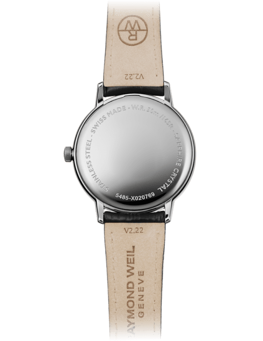 Toccata Men’s Quartz White Dial Leather Strap Watch, 39mm