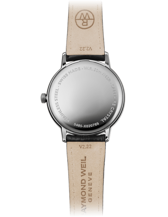 Toccata Men’s Classic Silver Dial Leather Quartz Watch, 39mm