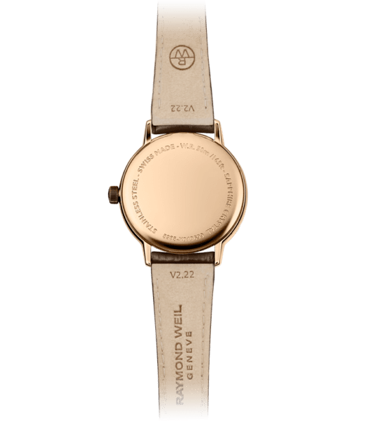 Toccata Ladies Brown Leather Quartz Watch, 29 mm