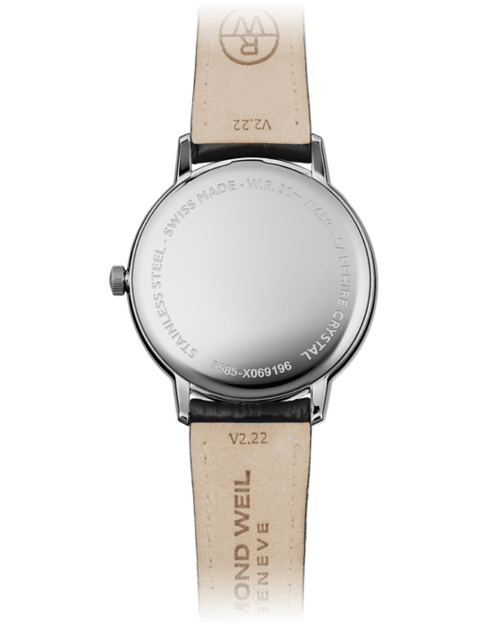 Toccata Men’s Quartz White Dial Leather Strap Watch, 42mm