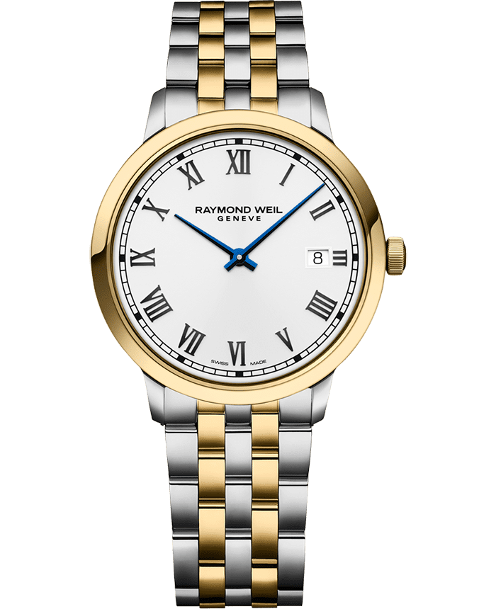 Toccata Men’s Classic Two-Tone Gold PVD Quartz Watch, 39 mm