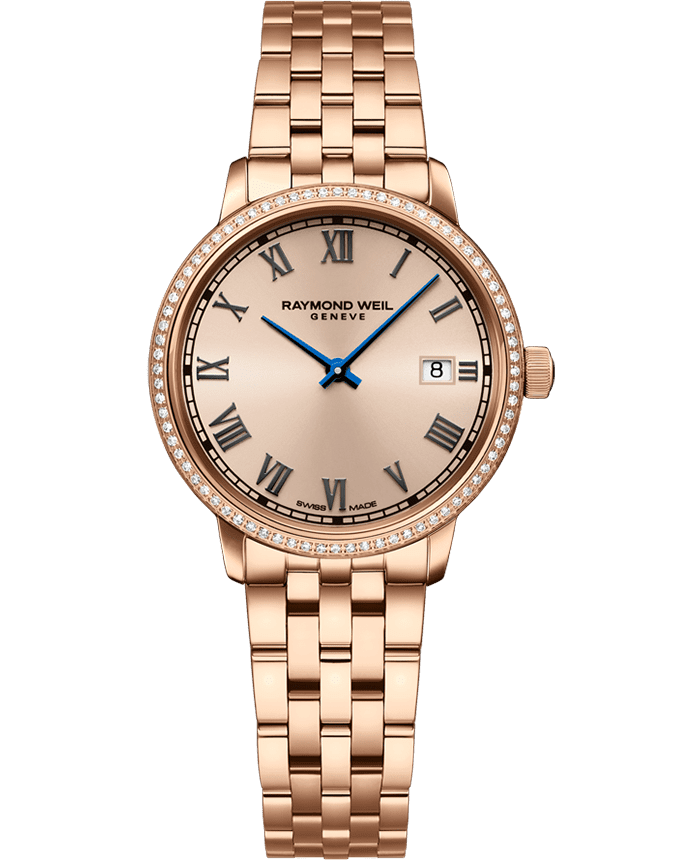 Toccata Ladies Rose Gold PVD 76 Diamonds Quartz Watch, 29 mm