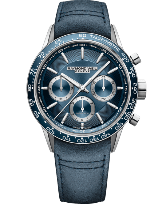 Freelancer Men’s Automatic Chronograph Blue Dial Watch, 43 mm