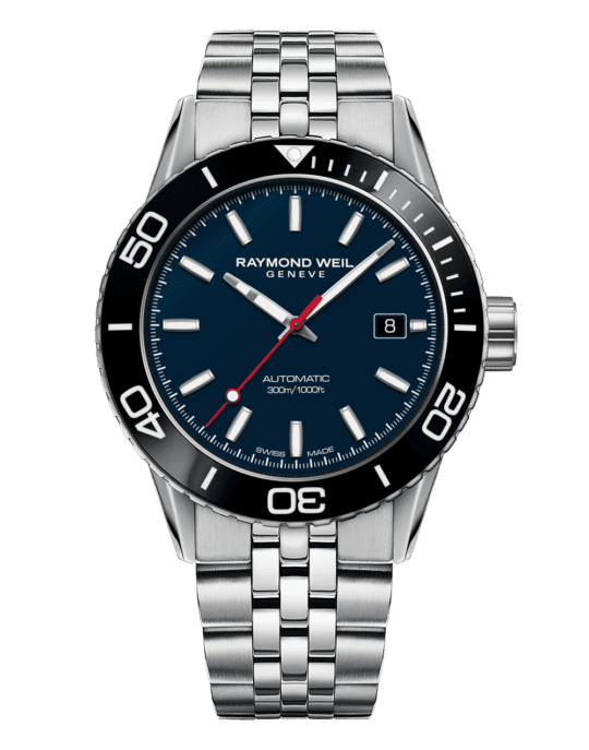 Freelancer US Limited Edition Diver Men’s ‘Old Glory’ Stainless Steel Bracelet, 42.5 mm