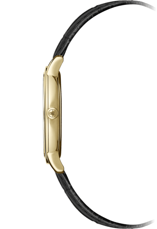 Toccata Ladies Gold PVD Leather Quartz Watch, 34 mm