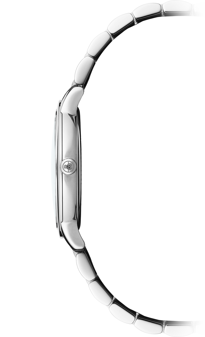 Toccata Ladies White Dial Stainless Steel Quartz Watch, 29mm