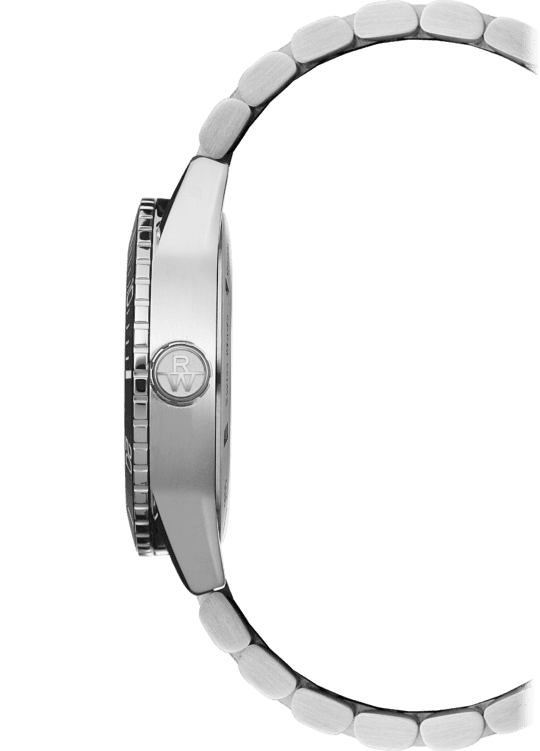 Freelancer Diver Men’s Stainless Steel Gradient Black Dial Bracelet Watch, 42,5 mm