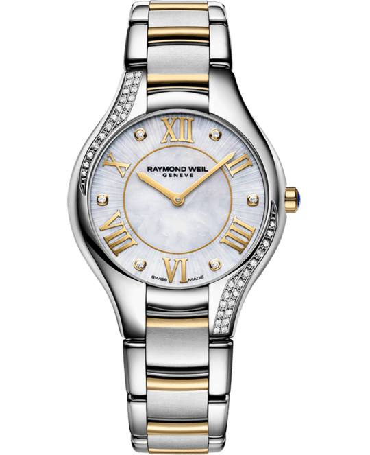 Noemia Ladies Quartz Two-Tone 42 Diamonds Watch, 32mm
