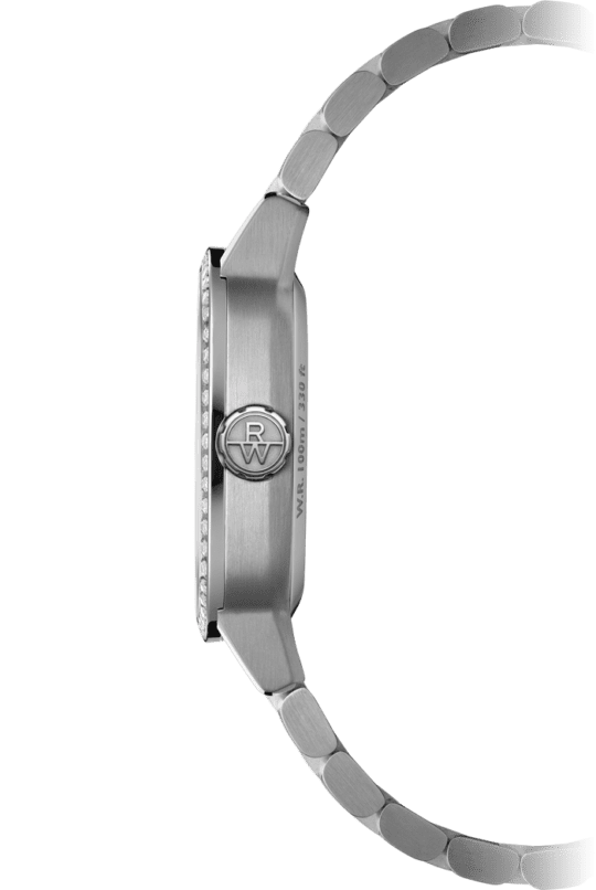 Freelancer Ladies Automatic Green Dial Bracelet Watch, 34.5 x 34.5 mm