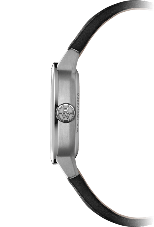 Freelancer Calibre RW1212 Men’s Automatic Black Leather Strap Watch, 40 x 40 mm