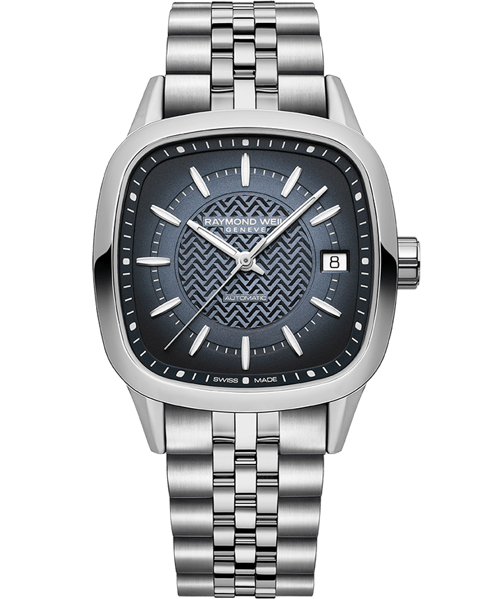 Freelancer Ladies Automatic Blue Dial Watch, 34.5 x 34.5 mm