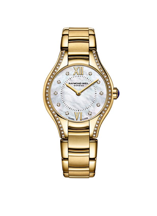 Noemia Ladies Quartz Gold PVD Watch, 24 mm