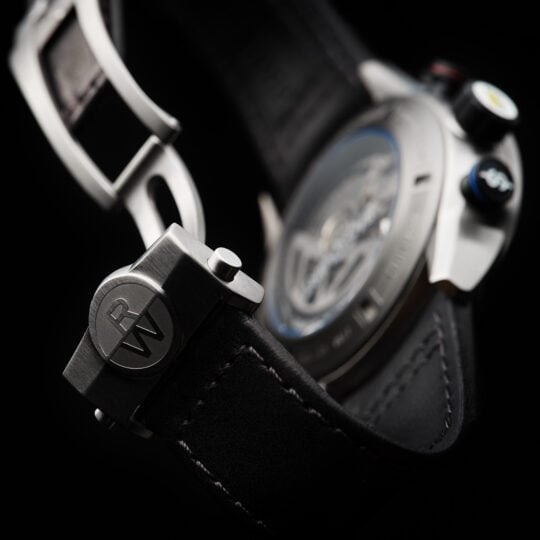 Freelancer Basquiat Men’s Automatic Leather Strap Watch, 43.5MM