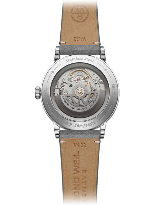 Millesime Men’s Automatic Small Seconds Silver Sector Dial Leather Strap Watch, 39.5mm