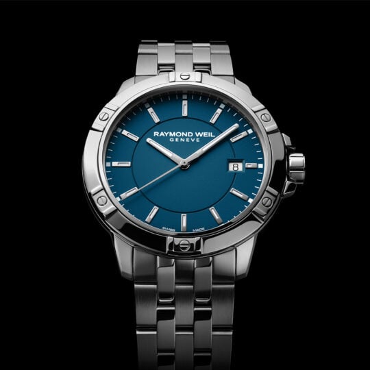 Tango Men’s Quartz Blue Dial Bracelet Watch, 41mm