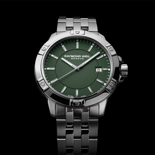Tango Classic Men’s Quartz Green Dial Steel Bracelet Watch, 41mm