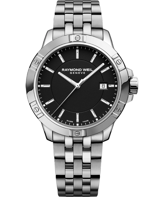 Tango Men’s Quartz Black Dial Bracelet Watch, 41mm