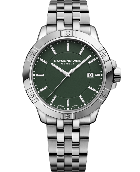 Tango Classic Men’s Quartz Green Dial Steel Bracelet Watch, 41mm