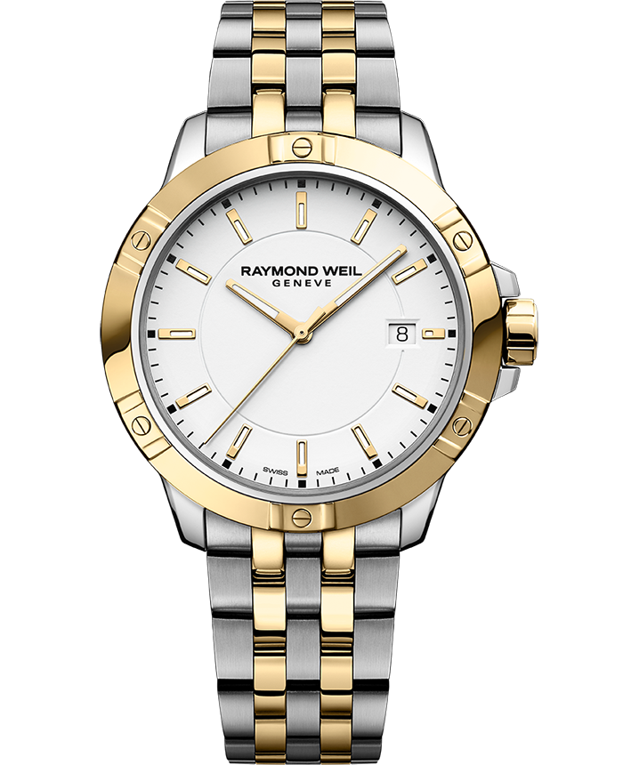 Tango Classic Men’s Quartz White Dial Two-Tone Bracelet Watch, 41mm