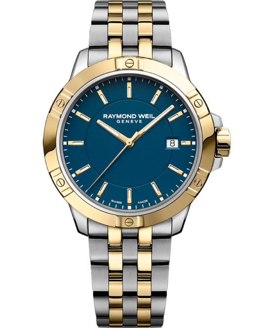Tango Classic Men’s Quartz Blue Dial Two-Tone Bracelet Watch, 41mm