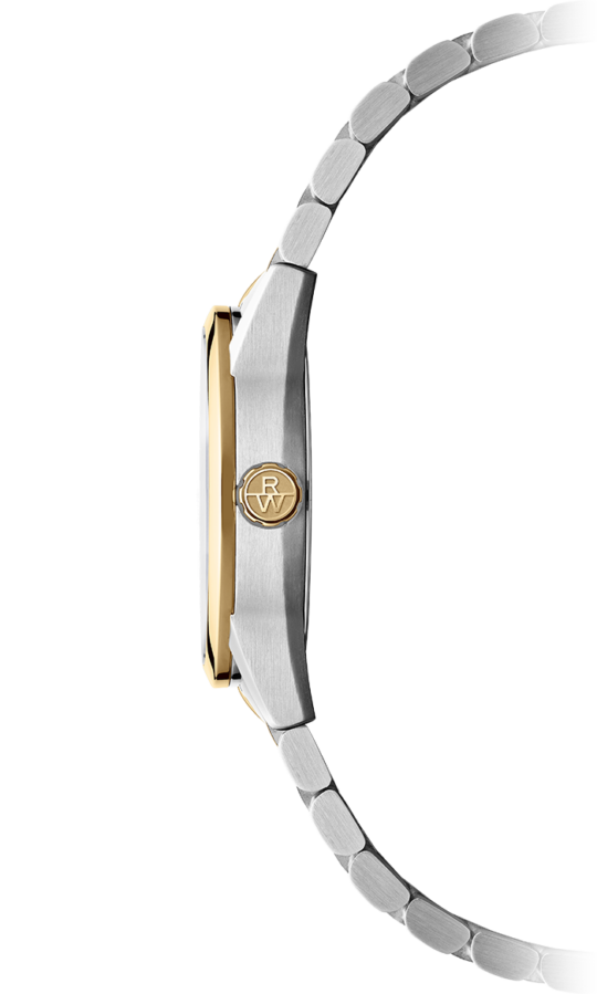 Freelancer Automatic Blue Dial Stainless Steel Two-Tone Bracelet Watch, 38mm