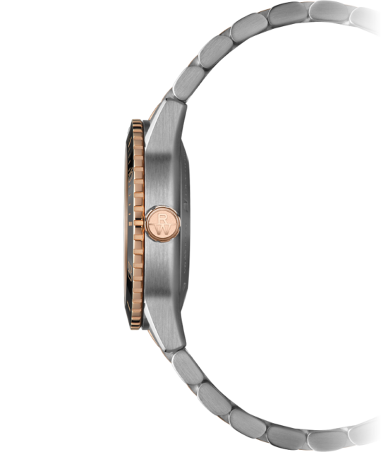 Freelancer Diver Rose Gold PVD Two-Tone Bracelet Watch, 36mm