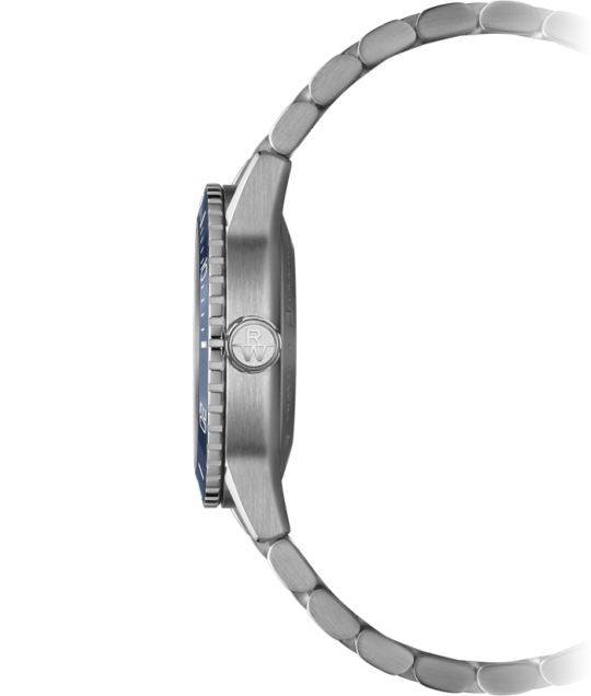 Freelancer Diver White Dial Bracelet Watch, 36mm