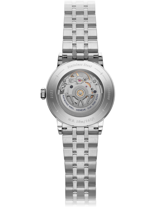 Millesime Automatic Central Seconds Silver Dial Bracelet Watch, 35mm