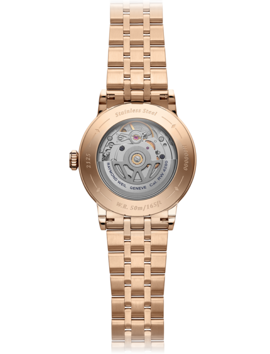 Millesime Automatic Central Seconds Burgundy Dial Watch, 35mm