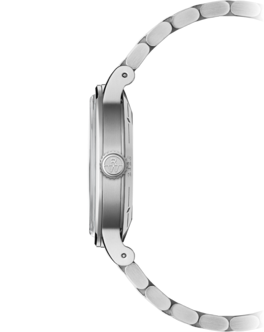 Millesime Automatic Central Seconds Silver Dial Bracelet Watch, 35mm