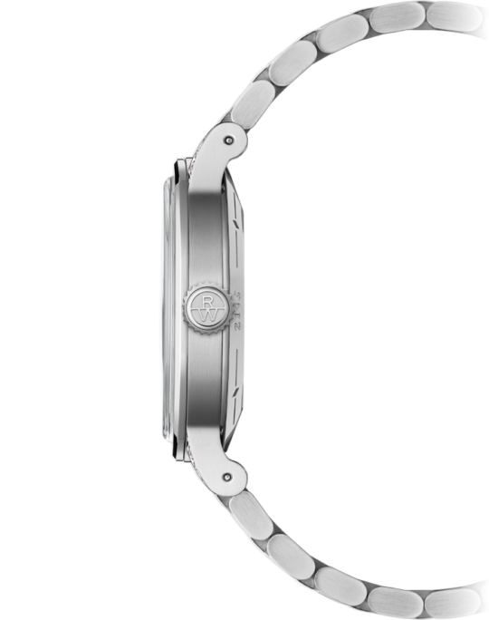 Millesime Automatic Moon Phase Denim Blue Dial Bracelet Watch, 35mm