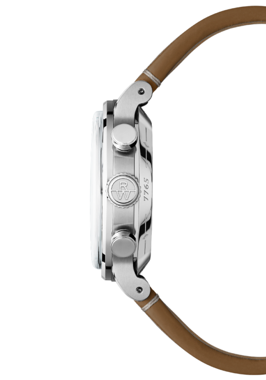 Millesime Automatic Tri-Compax Chronograph Leather Strap Watch, 39 mm
