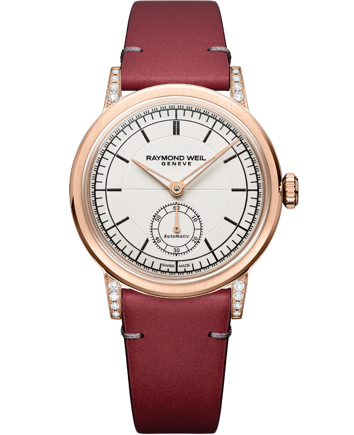 Millesime Automatic Small Seconds Diamonds Watch, 35mm