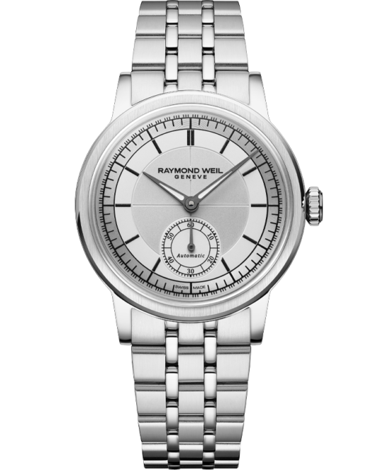 Millesime Automatic Small Seconds Silver Dial Watch, 35mm