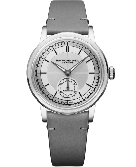 Millesime Automatic Small Seconds Silver Dial Watch, 35mm