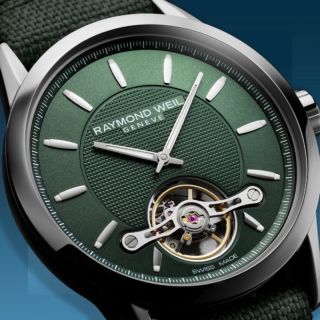 Our expert watchmaking skills combined with our unique and bespoke in-house movement Calibre RW1212 create a lasting impression. Explore now.  #RAYMONDWEIL #RWFreelancer #AutomaticWatch #PrecisionMovements #GreenWatches #Green #SwissMade #SwissWatch #Craftsmanship #RW1212 #Watchmaking