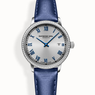 New toccata Ladies 

This new ladies’ Toccata timepiece offers a beautiful sunray satin-finished silver dial with applied Roman numeral indexes in blue and a bezel set with 76 diamonds, making it the ideal dresswatch.

Explore the collection online now.

#RAYMONDWEIL #PrecisionMovements #RWToccata #Watches #SwissMade #Diamonds #Internationalwomensday