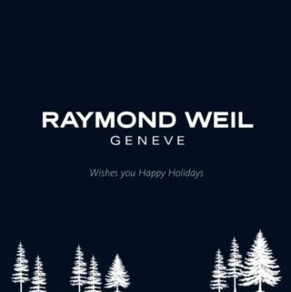 RAYMOND WEIL wishes you Happy Holidays from Geneva! 

Thank you for being part of our Swiss independent Brand’s community during this fantastic year.

#RAYMONDWEIL #PrecisionMovements #SwissMade #IndependentBrand #Geneva #HappyHolidays