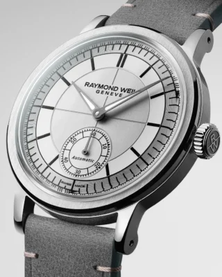 The Millesime Small Seconds, reimagined in a 35mm diameter case.

Winner of the prestigious GPHG 2023 Challenge Prize in its 39mm version, this watch seamlessly blends vintage charm with modern sophistication, honoring Swiss horological traditions while embracing a pure, eclectic aesthetic in a new 35mm variation.

#RAYMONDWEIL #PrecisionMovements #RWMillesime #Luxurywatches #AutomaticWatch #SwissWatch #Watch #SwissMade #IndependentBrand