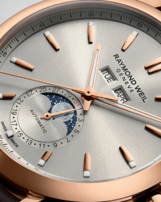 Precision. Innovation. Horological Artistry. 

The Freelancer Complete Calendar epitomizes the art of watchmaking in all its splendor, combining a sophisticated complication with refined aesthetics. 

#RAYMONDWEIL #PrecisionMovements #RWFreelancer #AutomaticWatch #SwissWatchmaking #CompleteCalendar